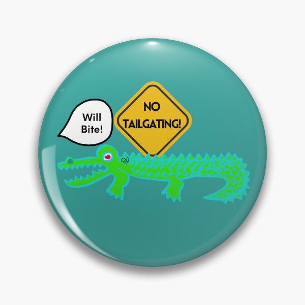 Item preview, LaMaisonOfMY NO TAILGATING TEES ALLIGATOR COLLECTION NO.2 GREEN designed and sold by LaMaisonOfMY.