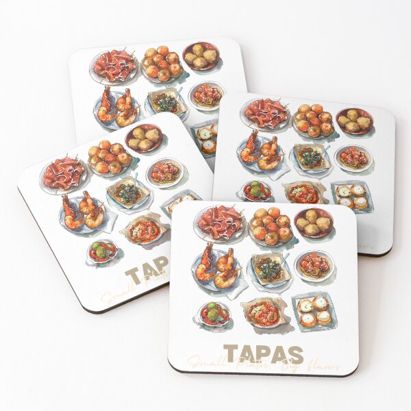 Item preview, Tapas - Small plates, big flavors designed and sold by Lexa Pix.