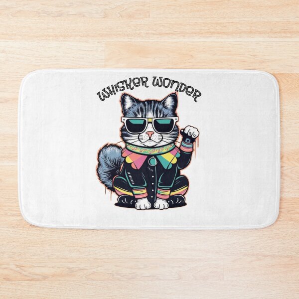 Item preview, Whisker Wonders: Magic Cat with Sunglasses designed and sold by asprse.