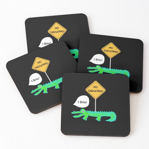 Item preview, LaMaisonOfMY NO TAILGATING TEES ALLIGATOR COLLECTION NO.1 BLACK designed and sold by LaMaisonOfMY.