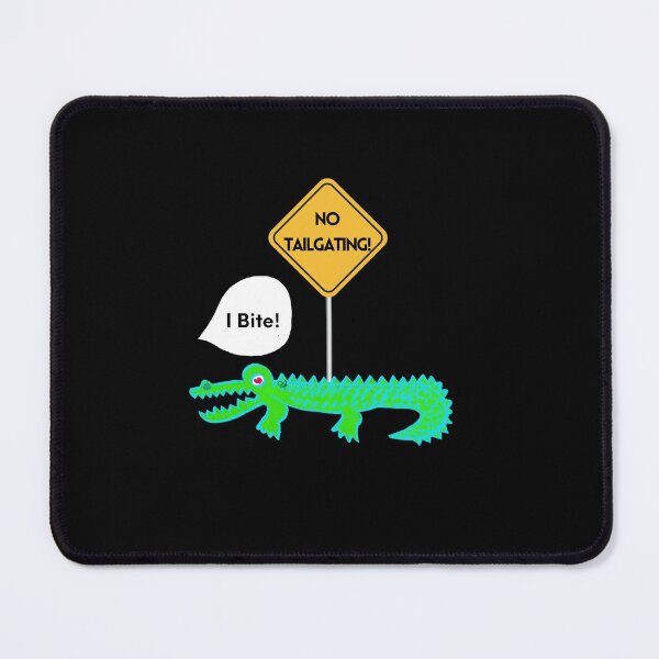 Item preview, LaMaisonOfMY NO TAILGATING TEES ALLIGATOR COLLECTION NO.1 BLACK designed and sold by LaMaisonOfMY.