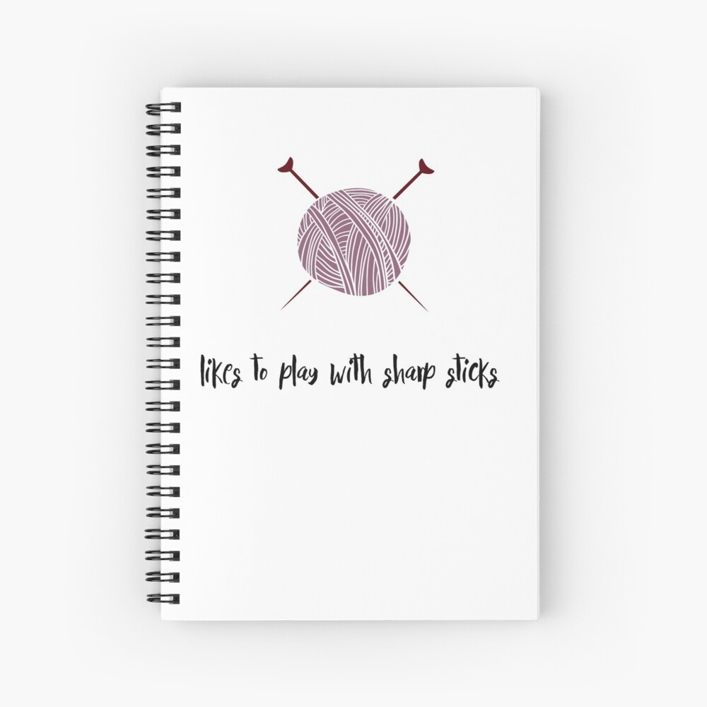 Knitting Journal Spiral Notebook