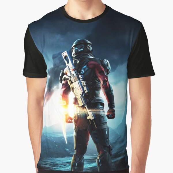 Vista previa del artículo con la obra «Videojuego Mass Effect, efecto de masa BOOOOOM», diseñado y vendido por DannyxTy.