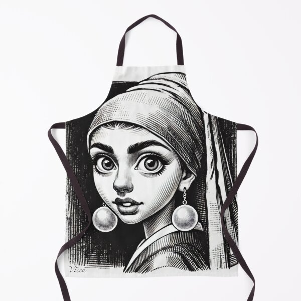 Item preview, Manga Girl with a Pearl designed and sold by ViccaArt.