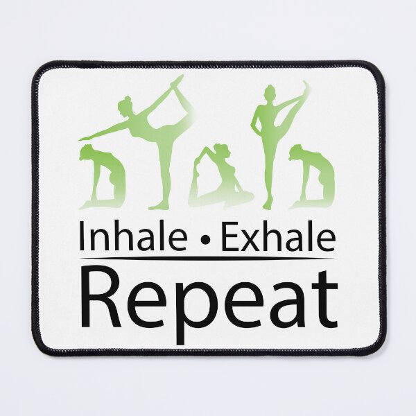 Item preview, inhale exhale yoga designed and sold by graphicnew.