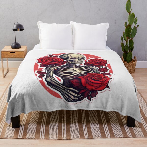 Item preview, Skeleton and Roses Art designed and sold by Planetporridge.