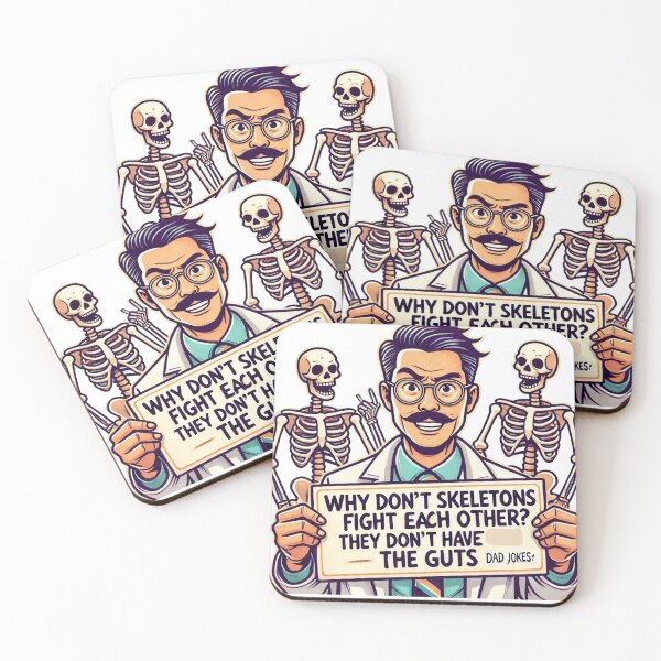 Item preview, Skeletons-Dad Jokes designed and sold by KriticalDesigns.