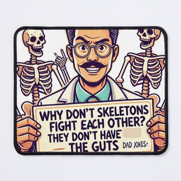 Item preview, Skeletons-Dad Jokes designed and sold by KriticalDesigns.