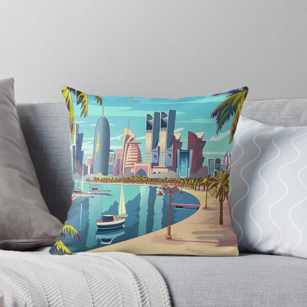 Item preview, Doha Travel Poster, Perfect Gift for Travel Enthusiasts, Vintage Style Wall Art, UAE Wall art for home decor, Doha print Poster designed and sold by Thegalleryshop1.