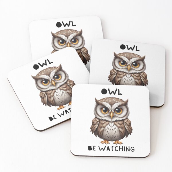 Item preview, Owl Be Watching: Whimsical owls designed and sold by T-shirtMill.