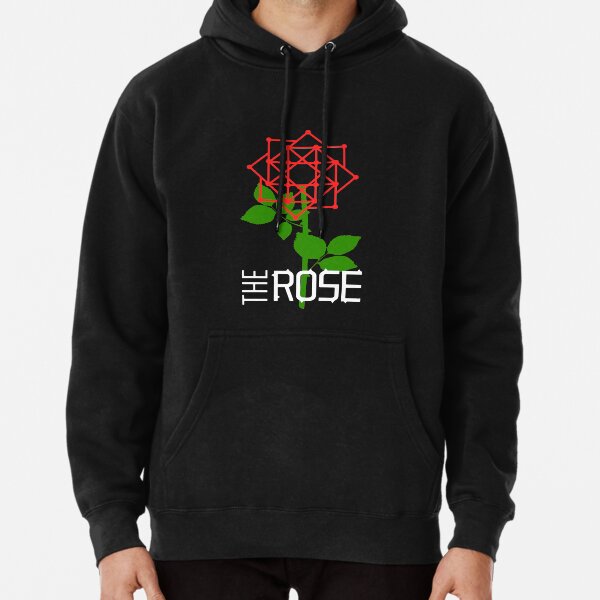 Black hoodies with outlet red roses