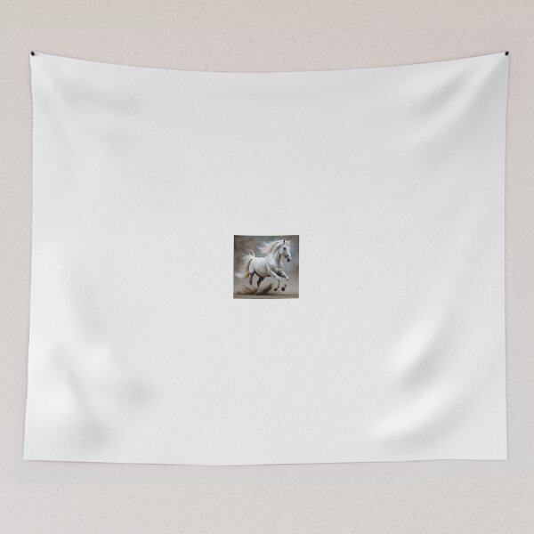 Item preview, Galloping white horse designed and sold by Bellas-Artes-99.