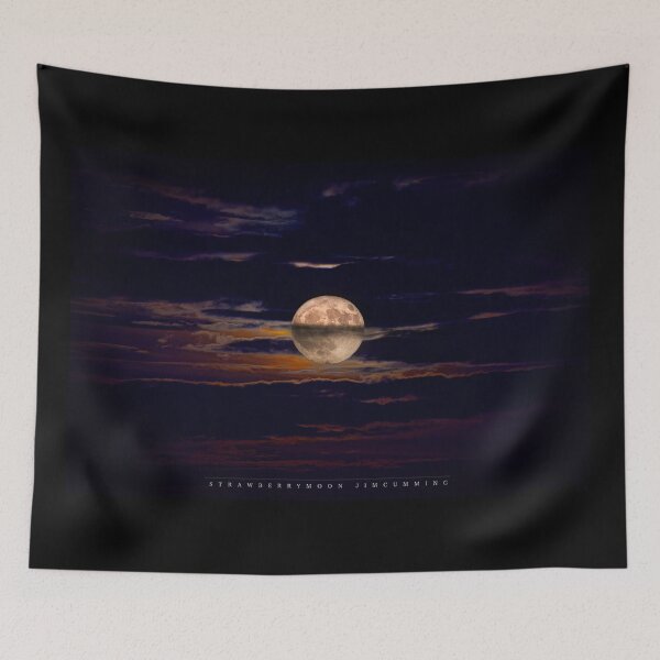 Item preview, Strawberry Moon among the clouds designed and sold by James Cumming.