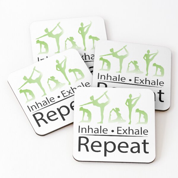 Item preview, inhale exhale yoga designed and sold by graphicnew.