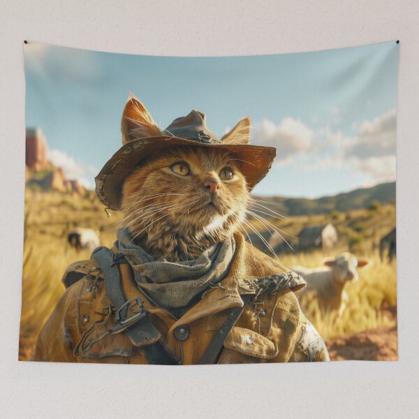 Item preview, Cat Portrait - Poor Homeless designed and sold by aleezon.