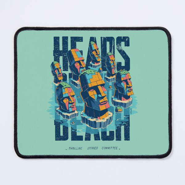 Item preview, TSC_17 Heads on the Beach T-shirt Graphic Design Illustration designed and sold by atspali.