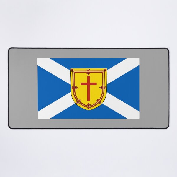 Item preview, Scottish Saltire Flag with Christian Cross Shield (Bratach Saltire na h-Alba le Sgiath Crois Chrìosdail) designed and sold by JonathanR1994.