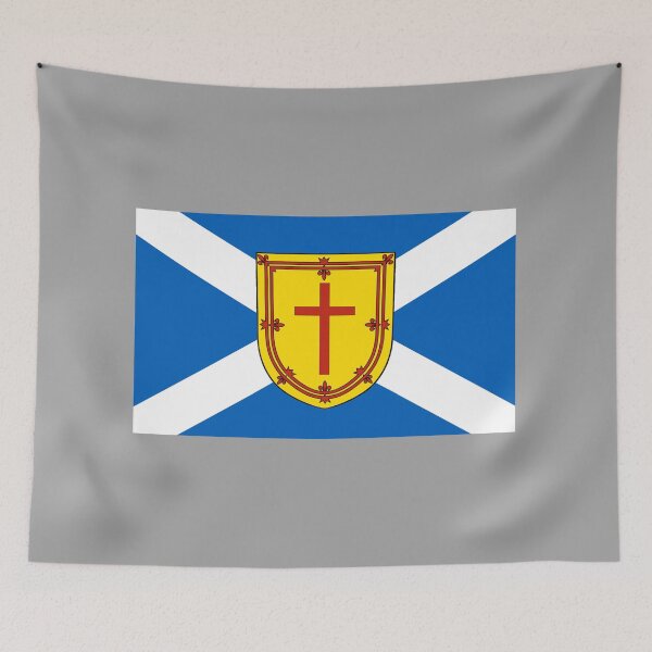 Item preview, Scottish Saltire Flag with Christian Cross Shield (Bratach Saltire na h-Alba le Sgiath Crois Chrìosdail) designed and sold by JonathanR1994.