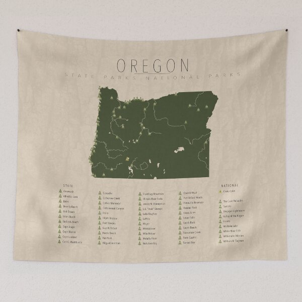 Item preview, Oregon Parks designed and sold by FinlayMcNevin.