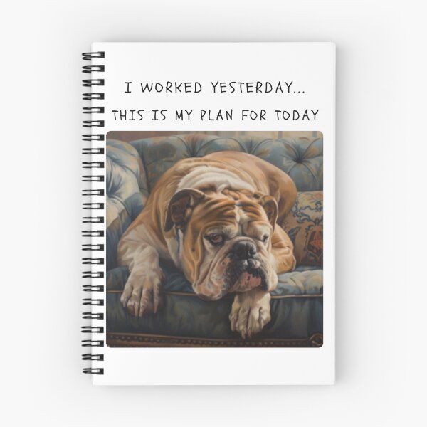 Item preview, Tired Bulldog designed and sold by SkyBridgePRJ.