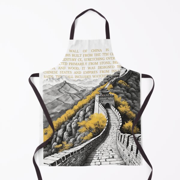 Item preview, Vintage Great Wall Design sketch by CallisC Arts ⭐⭐⭐⭐⭐ designed and sold by CallisC-Arts.