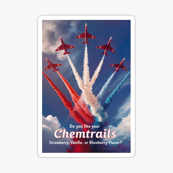Chemtrail Display Sticker