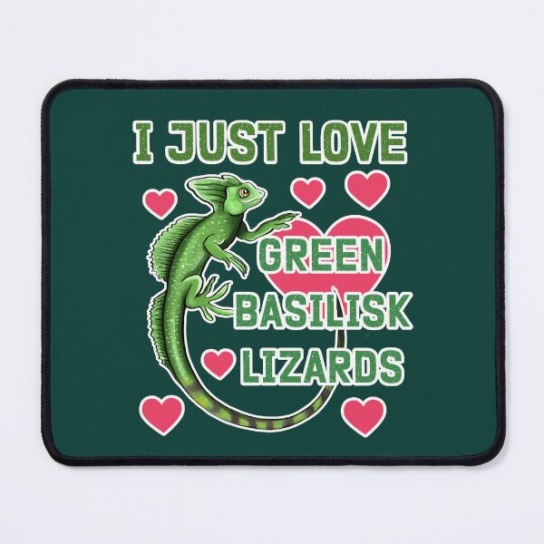 Item preview, Green Basilisk Lizard Lover designed and sold by BeataY6Art.