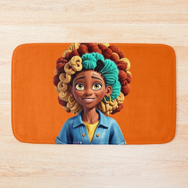 Item preview, Afro Style Child-Colorful Hair Art designed and sold by Indoni.