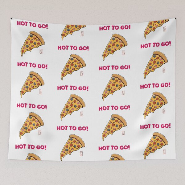 Item preview, HOT TO GO Chappell Roan - Pizza Slice designed and sold by katwuArt.