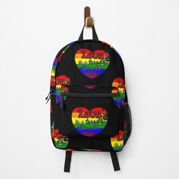 Item preview, Love Is A Terrible Thing To Hate. Pride Love Heart designed and sold by Rebel-Design.