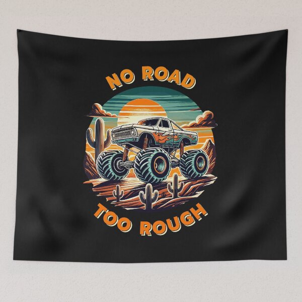 Item preview, Bold Monster Truck Desert Adventure - No Road Too Rough designed and sold by SerhiiArt.