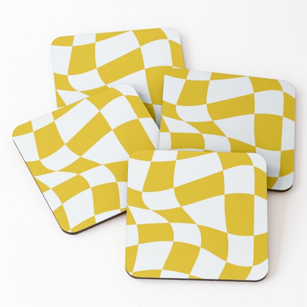 Item preview, Yellow and White Checkerboard designed and sold by ZedColors.