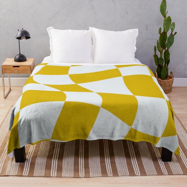 Item preview, Yellow and White Checkerboard designed and sold by ZedColors.