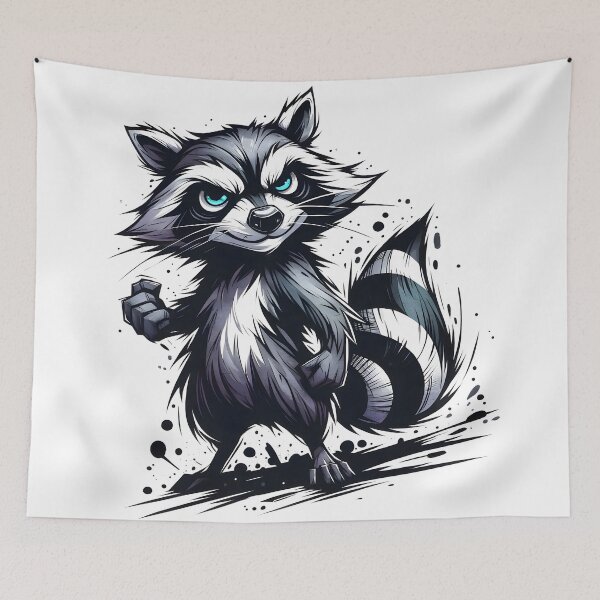 Item preview, Fierce Raccoon designed and sold by h00ch2003.
