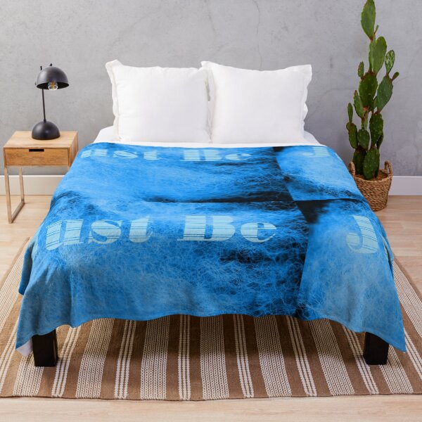 Artikelvorschau, Blaue Wolle „Just Be“-Text entworfen und verkauft von eddiebarronshop.