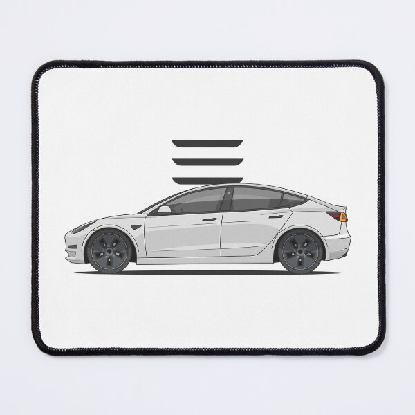 Item preview, Tesla Model 3 (White) Art Work designed and sold by kacar-draw.