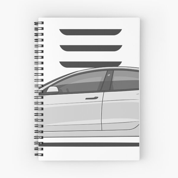Item preview, Obra de arte Tesla Model 3 (blanco) designed and sold by kacar-draw.