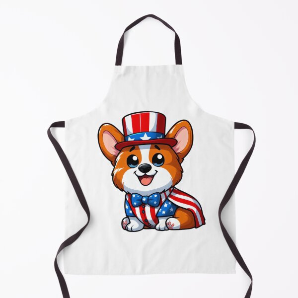 Item preview, Patriotic Corgi Celebrating 4th of July designed and sold by EpicPaws.