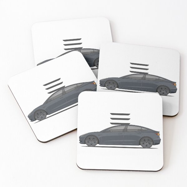 Item preview, Tesla Model 3 (Grey) Art Work designed and sold by kacar-draw.