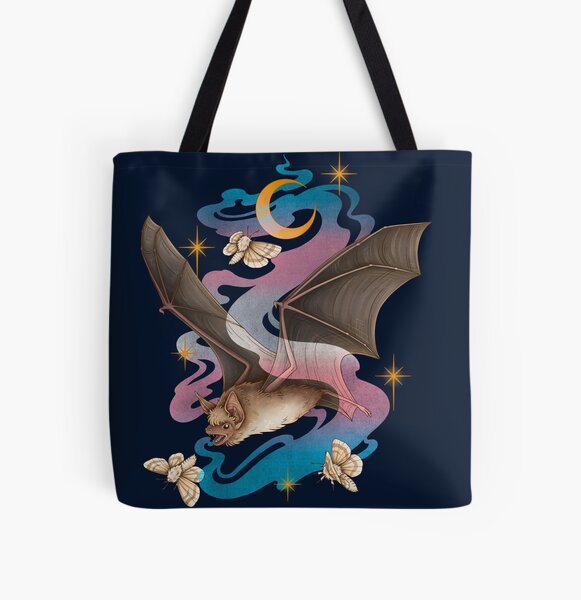 Item preview, Trans Pride LGBTQ Queer Gothic Bat and Moth Fairy Grunge Whimsigoth Vintage Witchcraft Dark Academia  designed and sold by Veymoth.