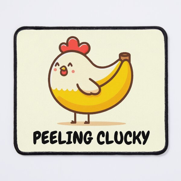 Item preview, Peeling clucky - cute banana chicken designed and sold by Funny-Banana.