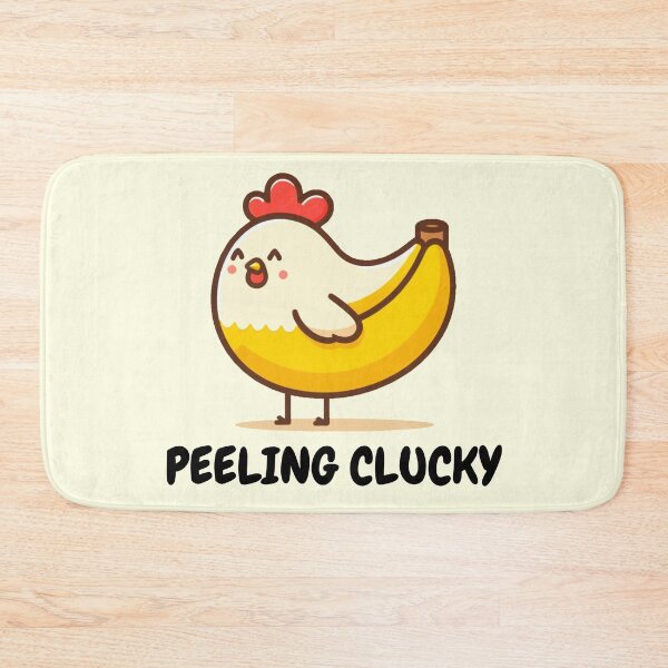Item preview, Peeling clucky - cute banana chicken designed and sold by Funny-Banana.