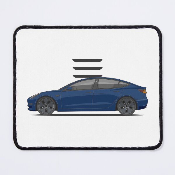 Item preview, Tesla Model 3 (Blue) Art Work designed and sold by kacar-draw.