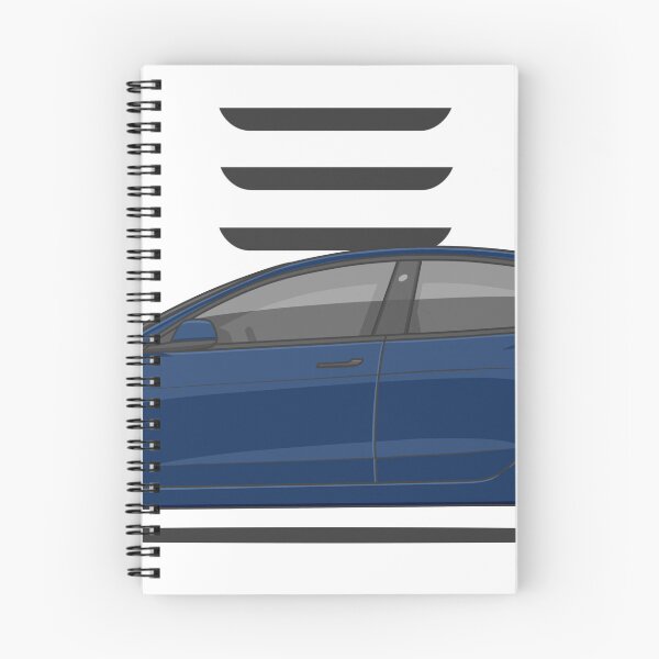Item preview, Obra de arte Tesla Model 3 (azul) designed and sold by kacar-draw.