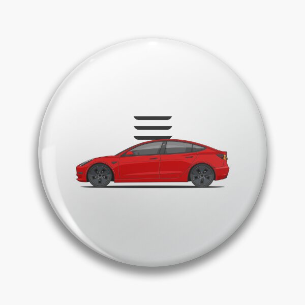 Item preview, Tesla Model 3 (Red) Art Work designed and sold by kacar-draw.