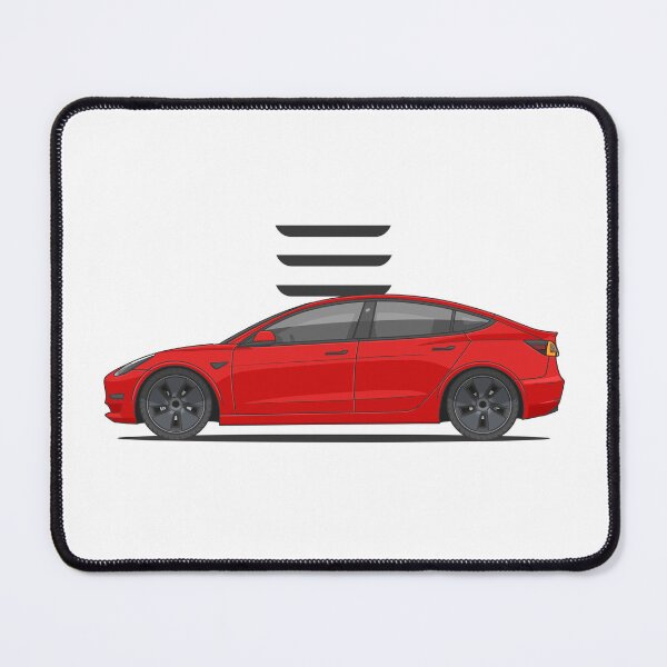 Item preview, Tesla Model 3 (Red) Art Work designed and sold by kacar-draw.