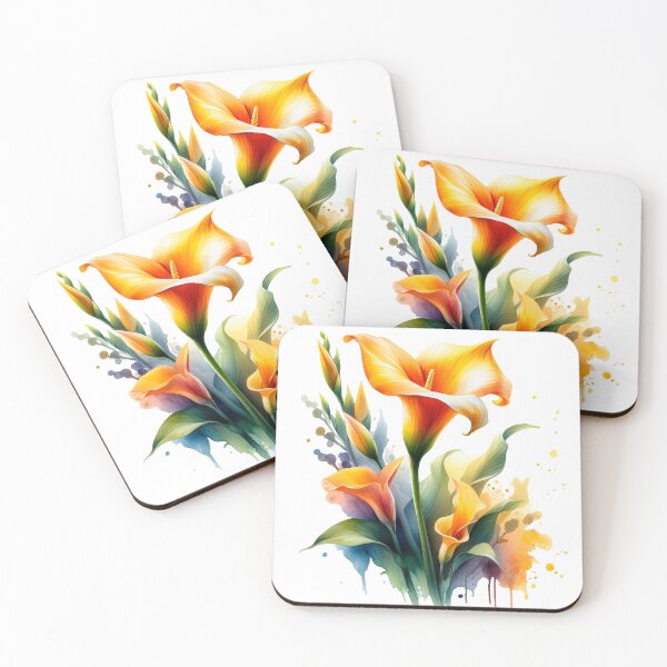 Item preview, Calla lilies bouquet designed and sold by LiluEremenko.