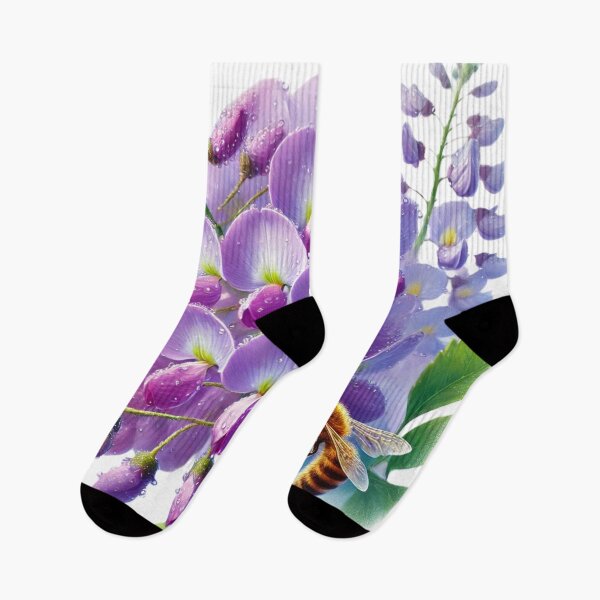 Item preview, wisteria flower with a bee designed and sold by Dragon-Kingdom.