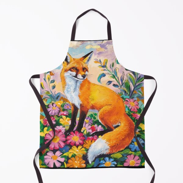 Artikelvorschau, Fuchs-Porträt. Frühlingszeit, Blumenfuchs, Vintage-Fuchs, Fuchs-Malerei, Henri Matisse-Stil entworfen und verkauft von FoxVibes.