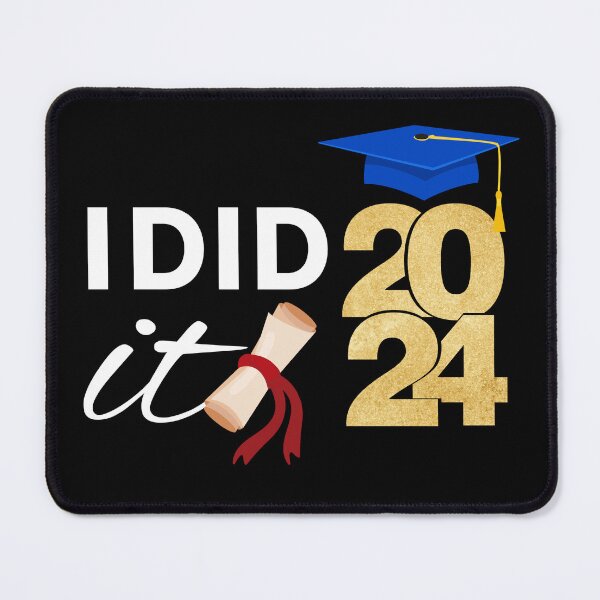 Item preview, I Did It Graduation 2024 T-Shirt, Graduate Class of 2024 Apparel, Class of 2024 Senior 24 T-Shirt, Senior 24 T-Shirt! designed and sold by Viran-Designs.